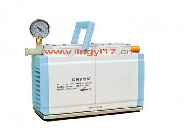 隔膜真空泵GM-0.5B，抽氣速度30L/Min